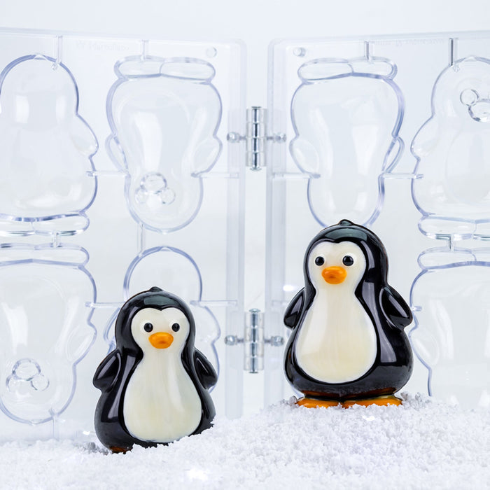 Martellato Penguin 3D Ice Mold – BPA-Free, 2-Piece Set