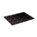 Martellato perforated round silicone micro mould set with 40 cavities for mini cakes and tart shells