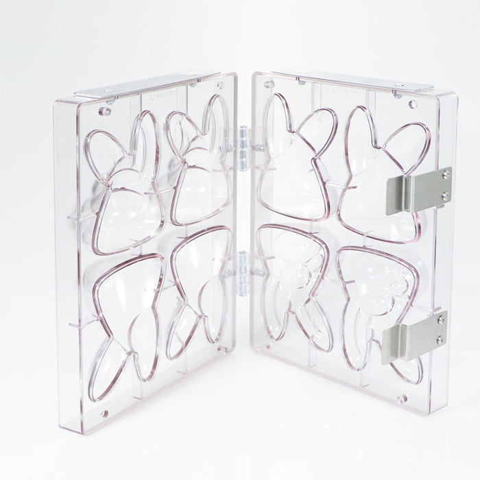 Martellato Peter Rabbit 3D Spinning BPA-Free Polycarbonate Chocolate Mold Set, 2 Pieces