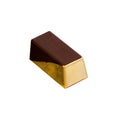 Martellato plain polycarbonate chocolate mold with 30 rectangular cavities for professional praline production