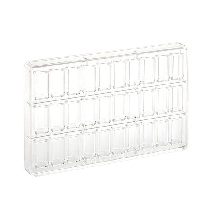 Martellato Plain Polycarbonate Chocolate Mold, 30 Cavity