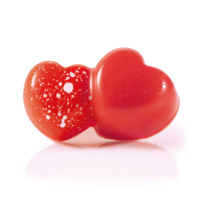 Martellato 21MA4012 double heart praline BPA-free chocolate mould with 20 cavities