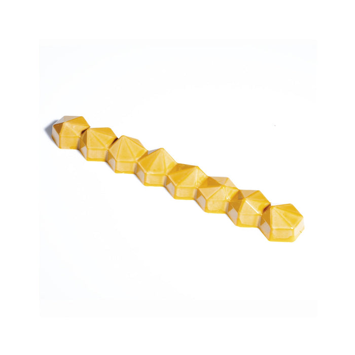 Martellato MA7002 prism shape polycarbonate chocolate mold with 21 cavities, Transparent faceted praline mold