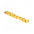 Martellato MA7002 prism shape polycarbonate chocolate mold with 21 cavities, Transparent faceted praline mold