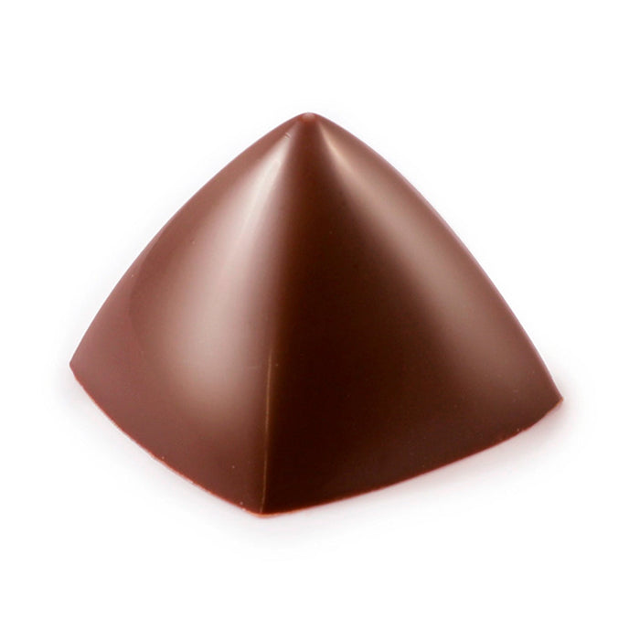 Martellato Pyramid polycarbonate chocolate mold with 30 cavities for professional praline and bonbon production