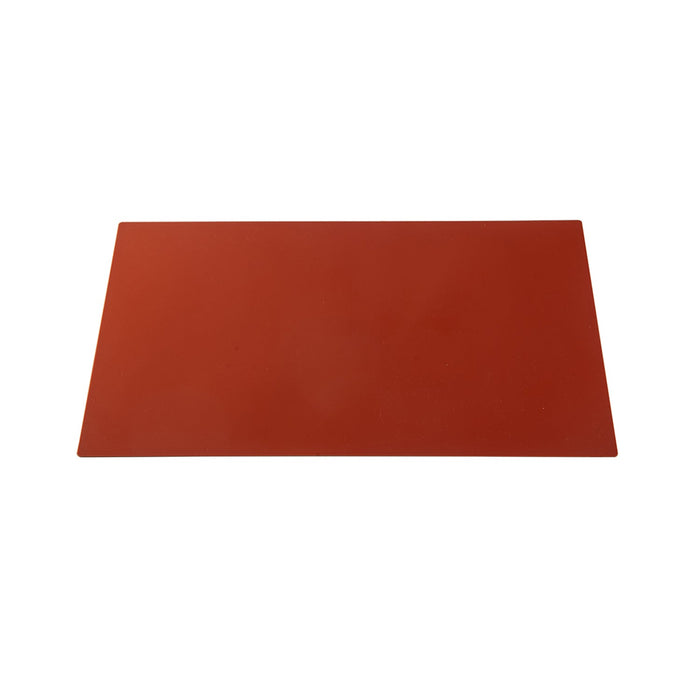 Martellato SILICOPAT2/R red silicone baking mat measuring 12.2 by 20.1 inches for professional baking and cooking
