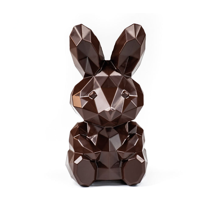 Martellato 3D bunny chocolate mold made from BPA-free clear copolyester for professional pastry and chocolate work