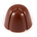 Martellato round dome polycarbonate chocolate mold with 28 cavities for professional praline and truffle production