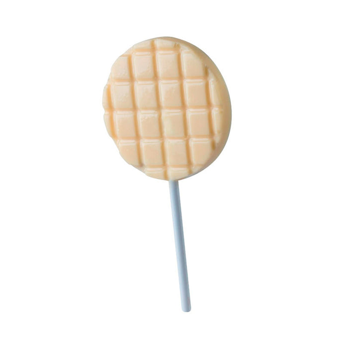 20L002 Martellato round lollipop bar chocolate mold 2.36 inch flat chocolate design