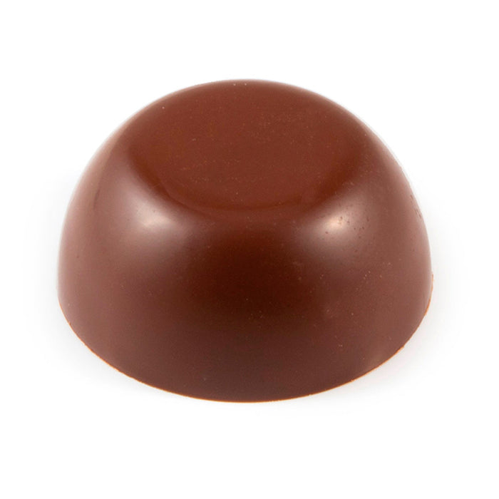 Martellato round ST polycarbonate chocolate mold with 24 cavities for professional praline production