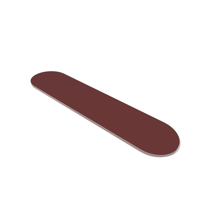Martellato silicone chablon eclair decoration mold 125x25mm with 18 cavities for chocolate and pastry design