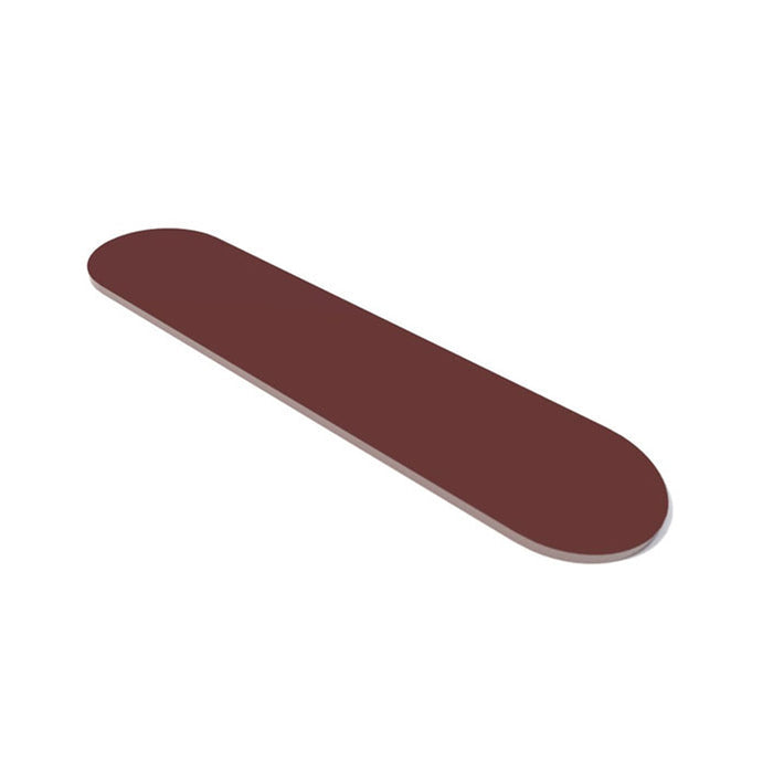 Martellato silicone chablon oblong decoration mold 132x32mm for chocolate plaques and modern pastry design
