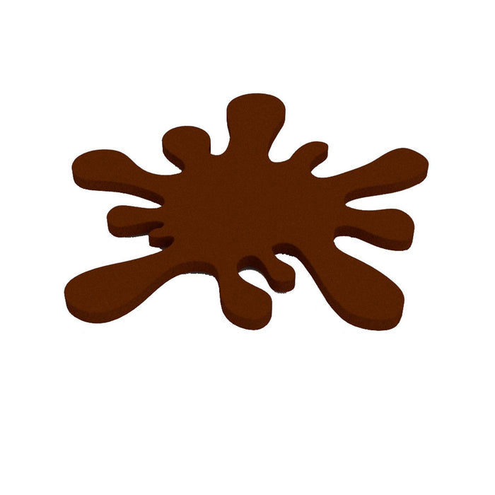 Martellato silicone chablon spot decoration mold 60x63mm with 16 splash-shaped cavities for chocolate and pastry design