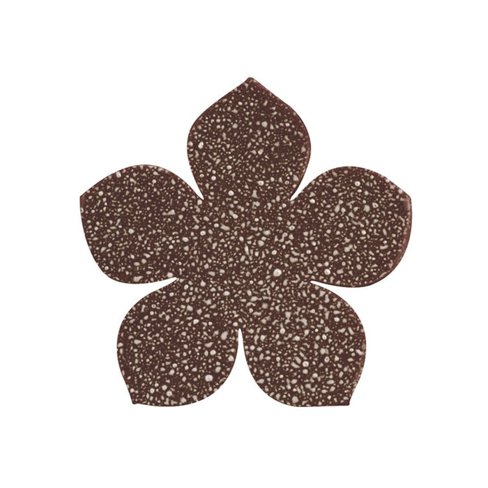 Martellato silicone flower chablon sheet for chocolate decorations in three sizes
