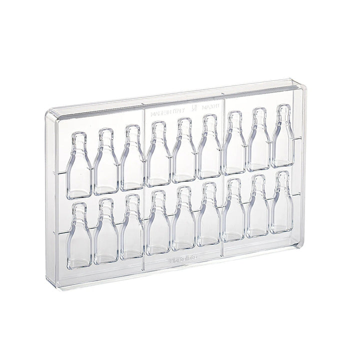 Martellato Small Bottle Praline Mold, 18 Cavity Polycarbonate Chocolate Mold