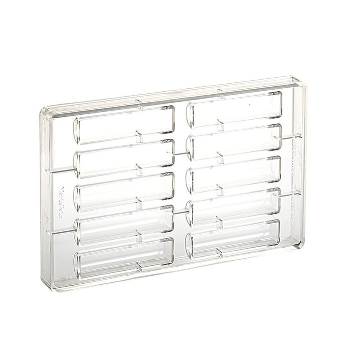 Martellato Snack Curvy Polycarbonate Chocolate Mold, 10 Cavity