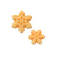 Martellato Snowflake Chocolate Mold, 1.2 in & 1.6 in (30 & 40 mm) Decorations
