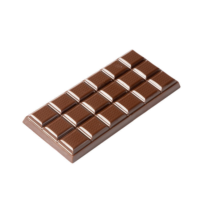 Martellato classic 100g chocolate bar tablet mold made from transparent food-safe PET plastic