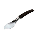 Martellato stainless steel ice cream spatula with black handle product image,
Martellato professional gelato spatula with ergonomic black handle,
Martellato stainless steel spatula for serving ice cream, gelato, and frozen desserts