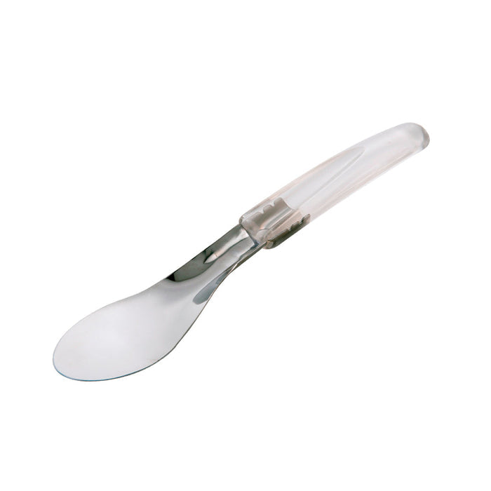 Martellato stainless steel ice cream spatula with transparent handle product image,
Martellato professional gelato spatula with ergonomic transparent handle,
Martellato stainless steel spatula for serving ice cream, gelato, and frozen desserts
