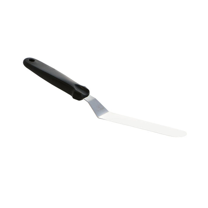 Martellato stainless steel 6 inch offset spatula for cake icing and pastry decorating