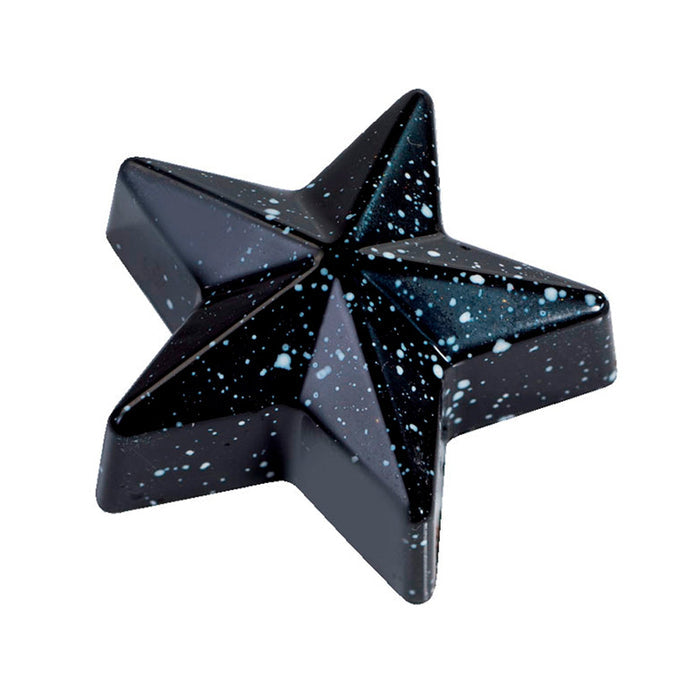 Martellato star-shaped polycarbonate chocolate mold with 15 cavities for professional praline production