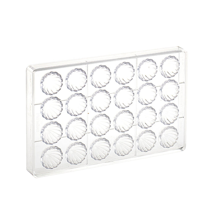 Martellato MA1022 Sweet 2 polycarbonate chocolate praline mold with 24 round cavities (View 2)