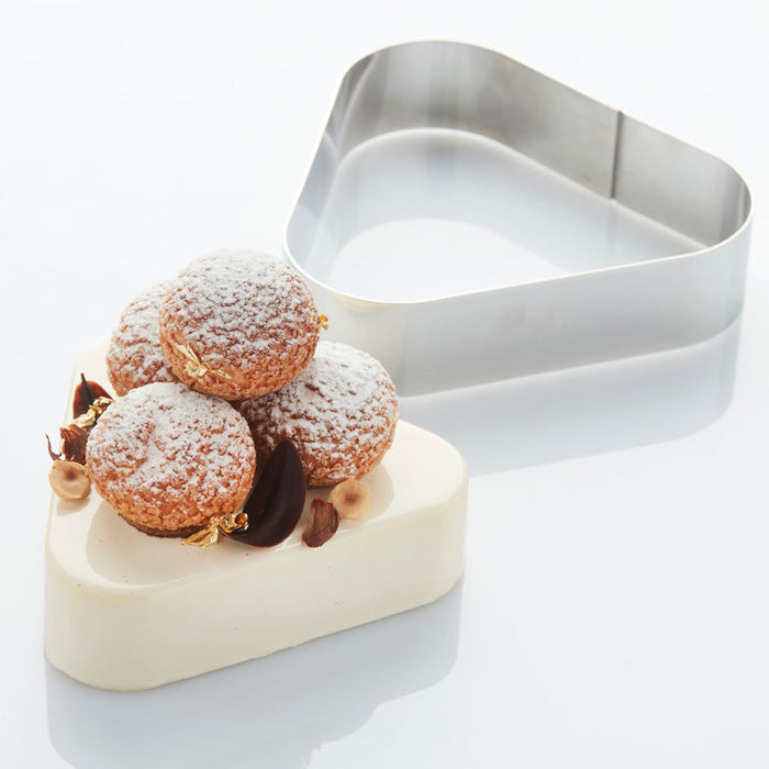 Martellato Tris Stainless Steel Triangle Cake Ring 197 × 184 × H40 mm