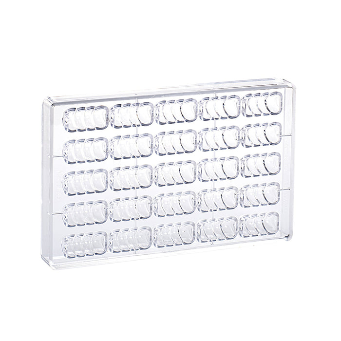 Martellato MA1013 turn praline polycarbonate chocolate mold with 25 cavities for log-shaped chocolates (View 2)
