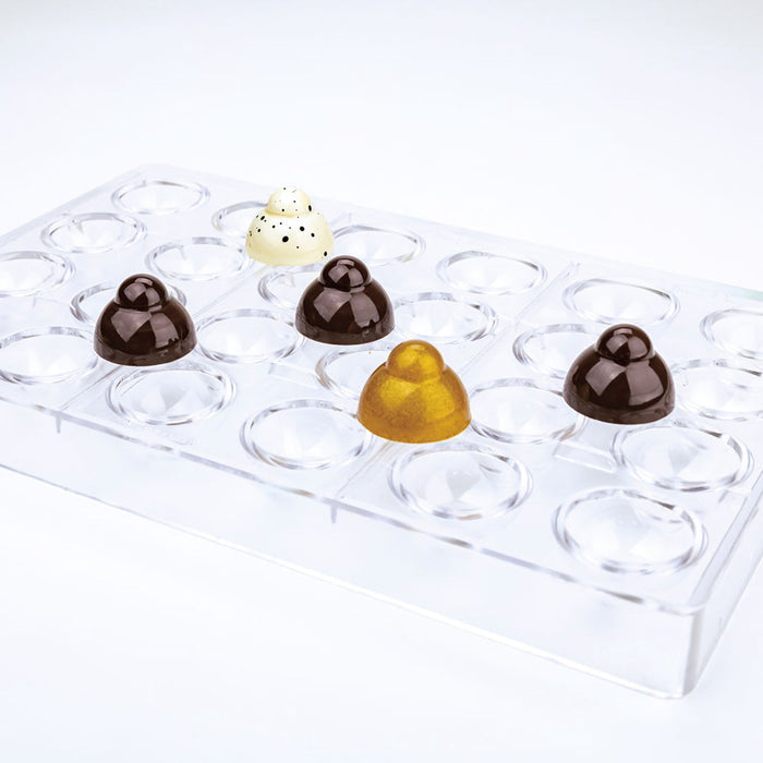 Martellato Venere Praline Chocolate Mold – Polycarbonate, 24 Cavities
