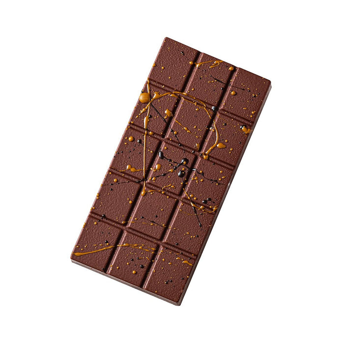 Martellato Yummy deep polycarbonate chocolate bar mold with 3 large 155 mm cavities for filled gourmet chocolate bars