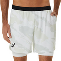 Asics Match Graphic 7 Inch Men Tennis Short - Brilliant White