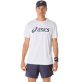 Asics Match Graphic Seasonal Mens Tennis Tee - Brilliant White