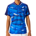 Asics Match Graphic Short Sleeve Men Tennis Top - Dive Blue
