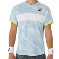 Asics Match Graphic SS Men Tennis Top - Soft Sky