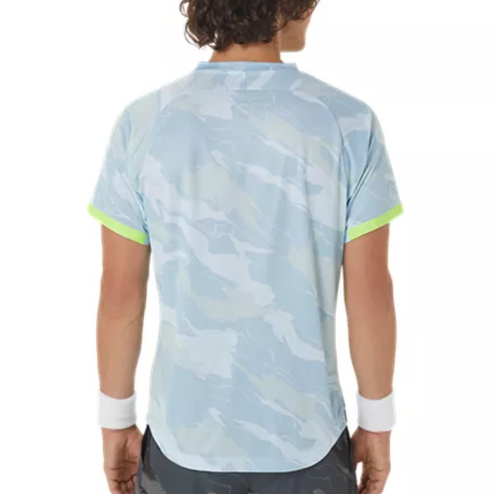 Asics Match Graphic SS Men Tennis Top - Soft Sky