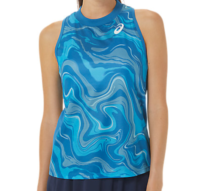 Asics  Match Graphic Women Tennis Tank - Reborn Blue