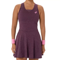 Asics MATCH JACQUARD Womens Tennis Dress - Dark Aubergine