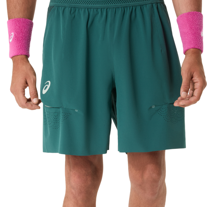 Asics Match Laser Cut 7in Mens Tennis Short - Dark Neptune