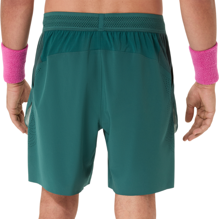Asics Match Laser Cut 7in Mens Tennis Short - Dark Neptune