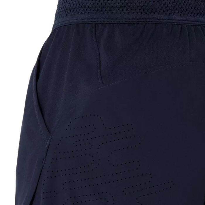 Asics Match Laser Cut 7in Mens Tennis Short - Midnight