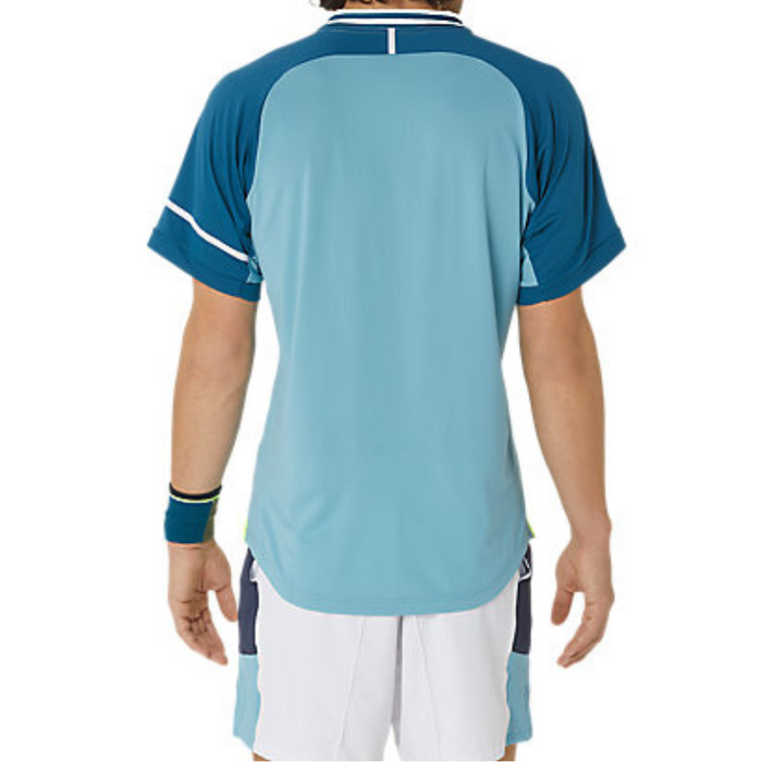 Asics Match Men Tennis Polo Shirt - Aquamarine
