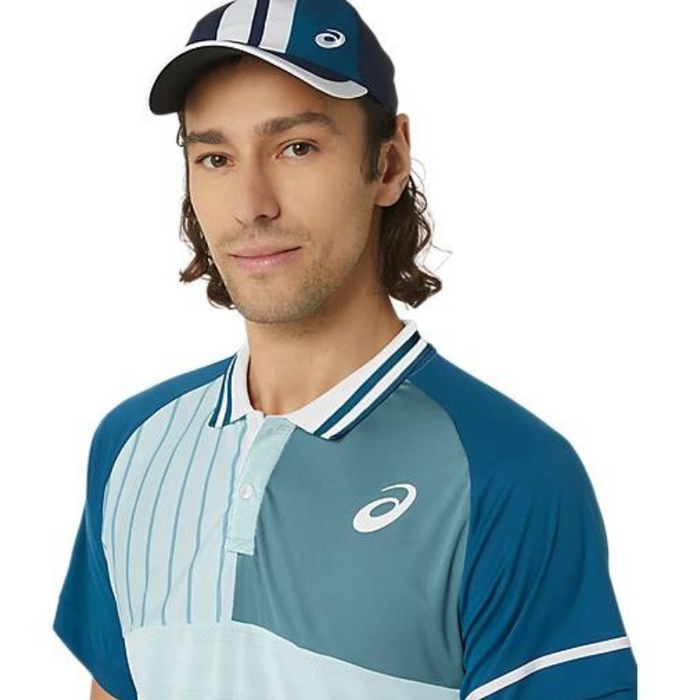 Asics Match Men Tennis Polo Shirt - Aquamarine
