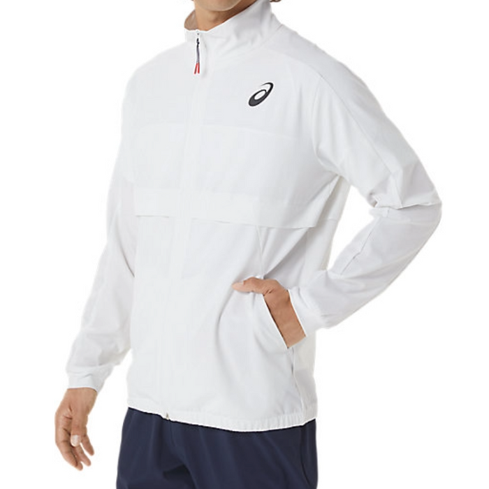 Asics Match Mens Tennis Jacket - Brilliant White