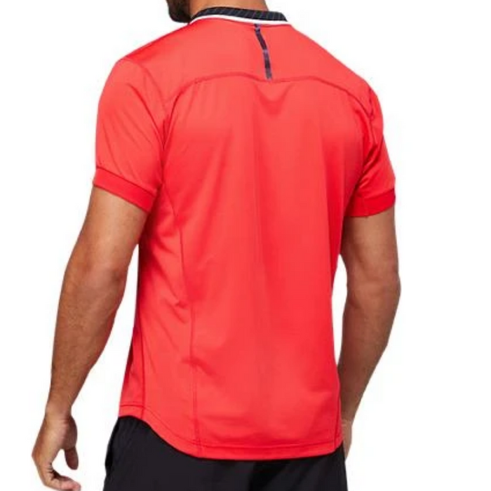 Asics Match Mens Tennis Polo - Electric Red