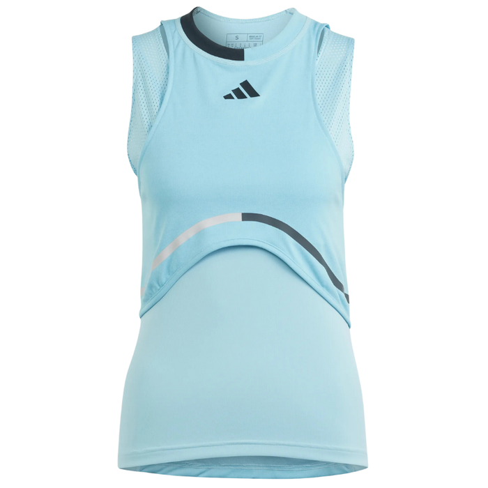 Adidas Match Pro Women Tennis Tank - Lucid Cyan