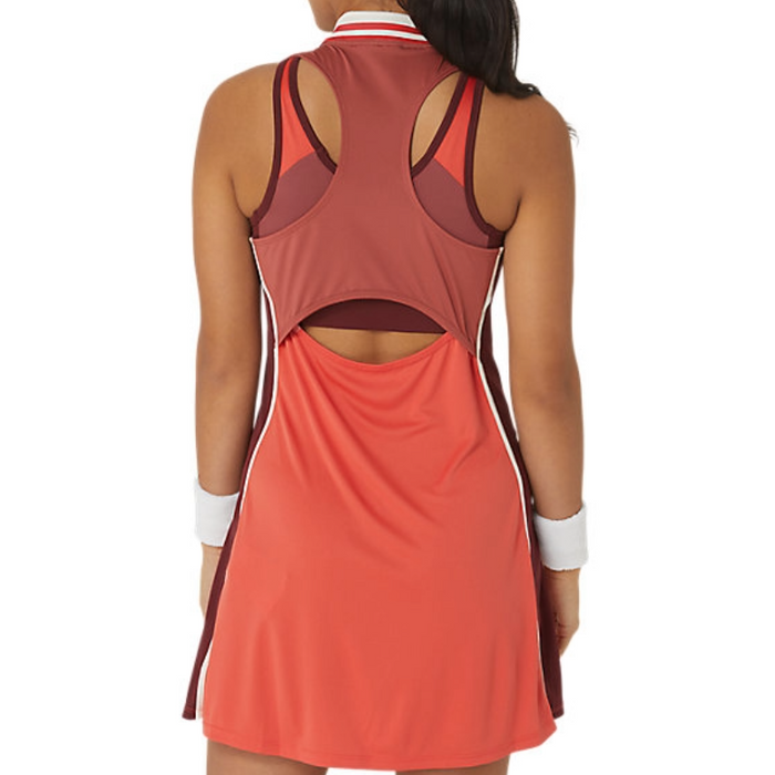 Asics Match Women Tennis Dress - Red Snapper
