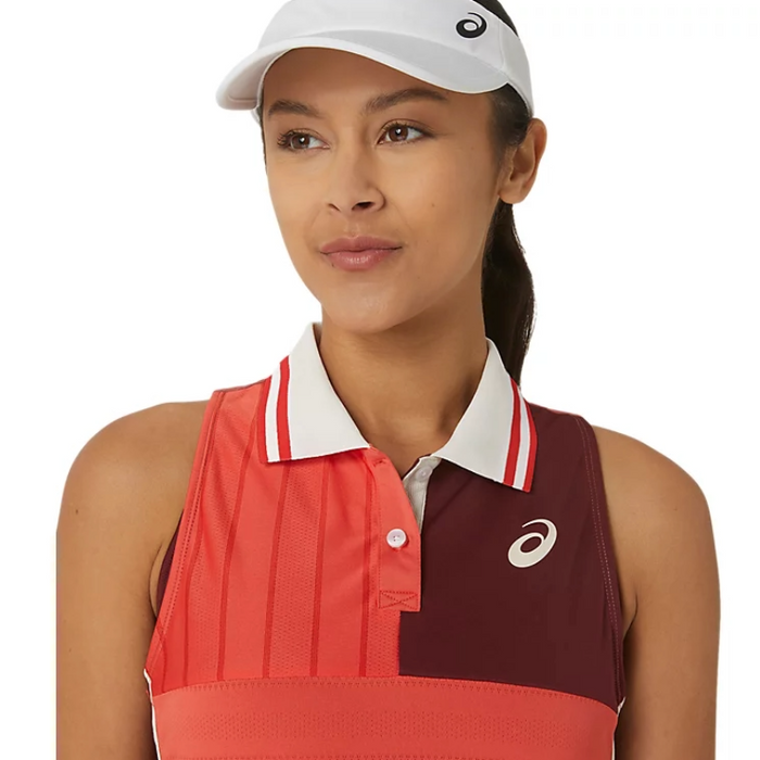 Asics Match Women Tennis Dress - Red Snapper