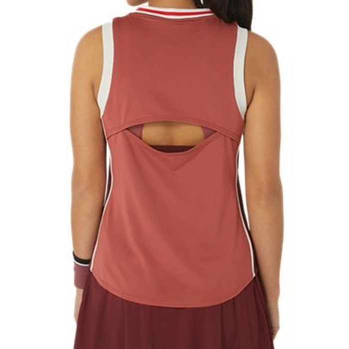 Asics Match Women Tennis Tank - Red Snapper
