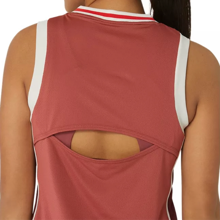 Asics Match Women Tennis Tank - Red Snapper